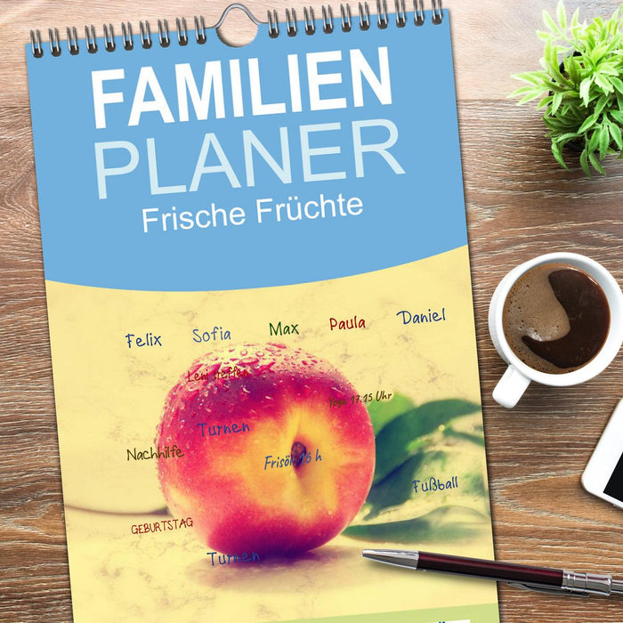 Frische Früchte (CALVENDO Familienplaner 2026)