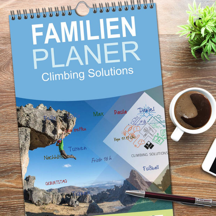 Climbing Solutions - Bergsport weltweit (CALVENDO Familienplaner 2026)