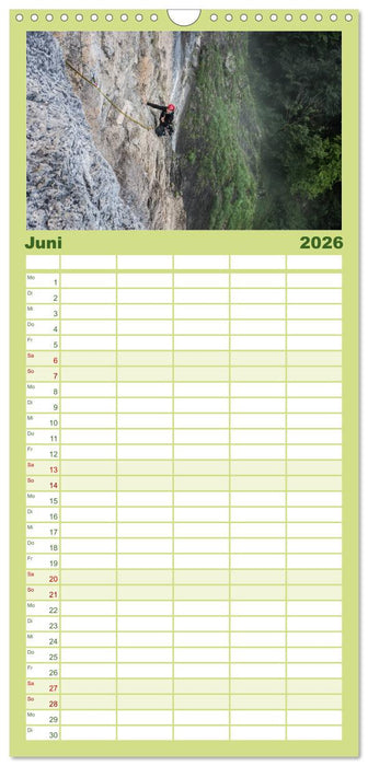 Climbing Solutions - Bergsport weltweit (CALVENDO Familienplaner 2026)