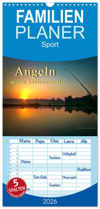 Angeln - meine Leidenschaft (CALVENDO Familienplaner 2026)