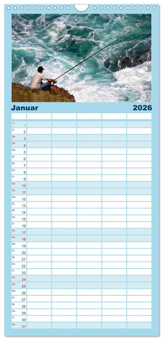 Angeln - meine Leidenschaft (CALVENDO Familienplaner 2026)