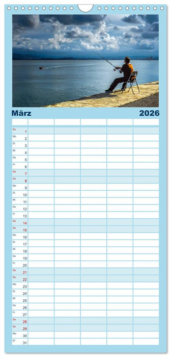 Angeln - meine Leidenschaft (CALVENDO Familienplaner 2026)