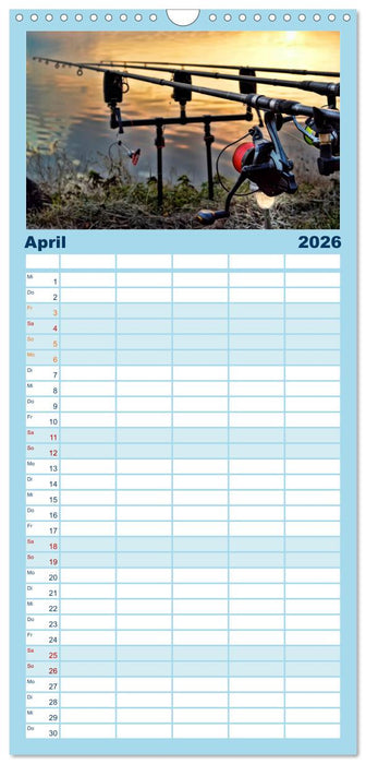 Angeln - meine Leidenschaft (CALVENDO Familienplaner 2026)