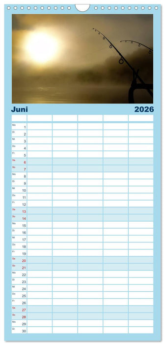 Angeln - meine Leidenschaft (CALVENDO Familienplaner 2026)