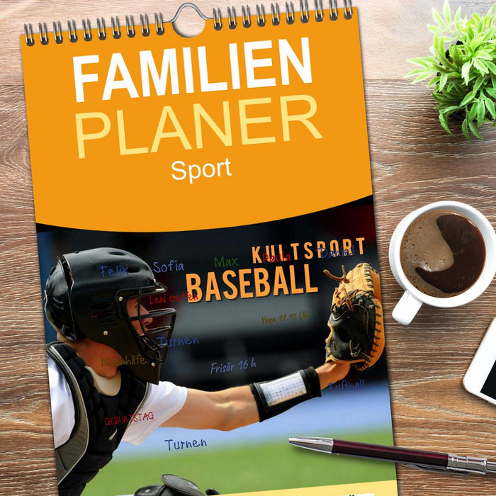 Kultsport Baseball (CALVENDO Familienplaner 2026)