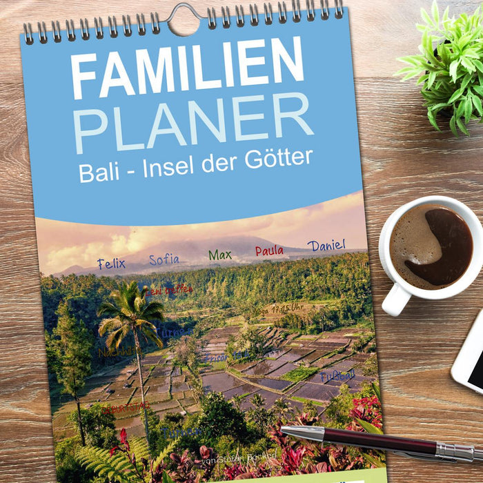 Bali - Insel der Götter (CALVENDO Familienplaner 2026)