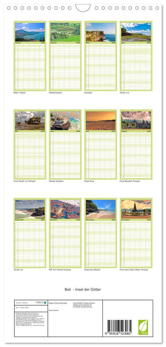 Bali - Insel der Götter (CALVENDO Familienplaner 2026)
