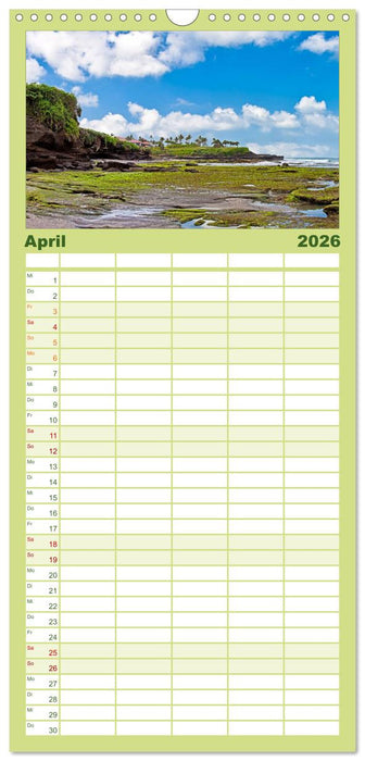 Bali - Insel der Götter (CALVENDO Familienplaner 2026)