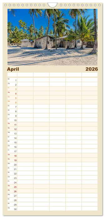 Karibu Sansibar (CALVENDO Familienplaner 2026)