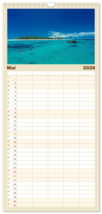 Karibu Sansibar (CALVENDO Familienplaner 2026)