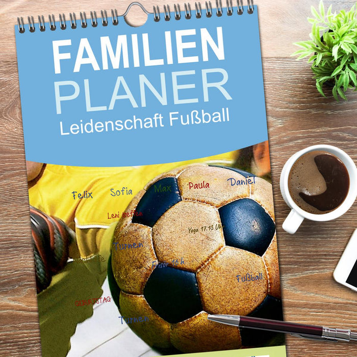 Leidenschaft Fußball (CALVENDO Familienplaner 2026)