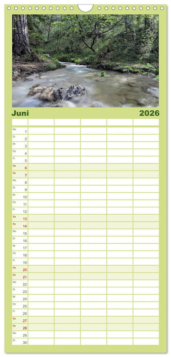 Im Süden von Österreich (CALVENDO Familienplaner 2026)