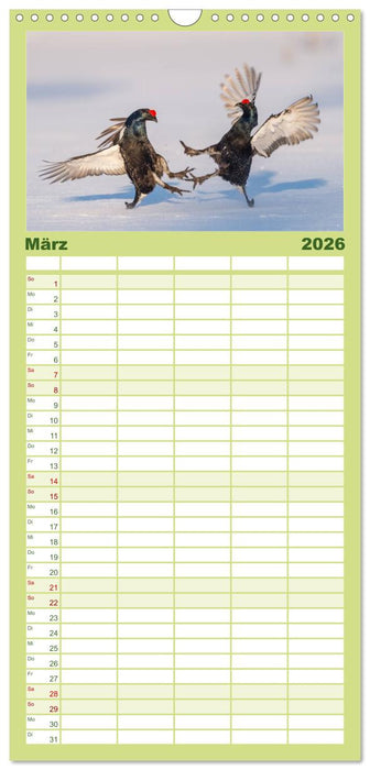 Emotionale Momente: Wild und Jagd. (CALVENDO Familienplaner 2026)