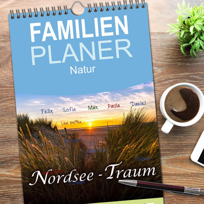 Nordsee - Traum (CALVENDO Familienplaner 2026)