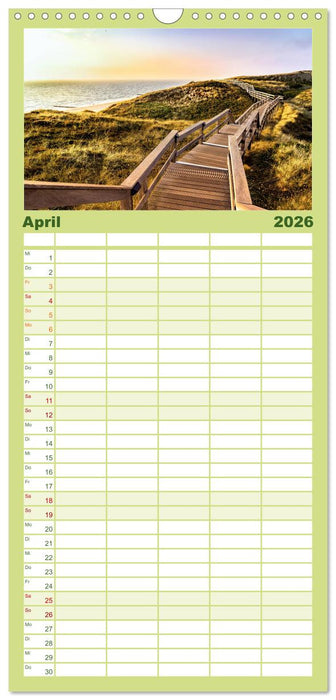 Nordsee - Traum (CALVENDO Familienplaner 2026)