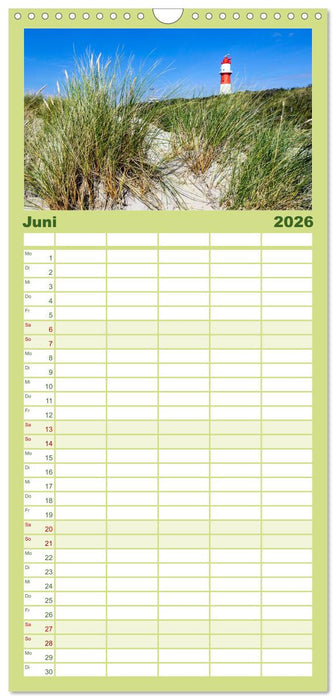 Nordsee - Traum (CALVENDO Familienplaner 2026)