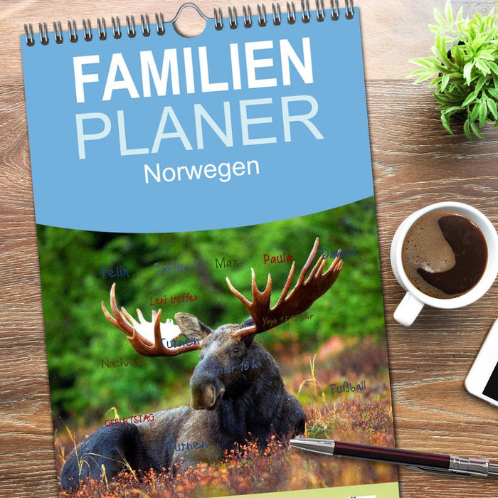 Norwegen (CALVENDO Familienplaner 2026)