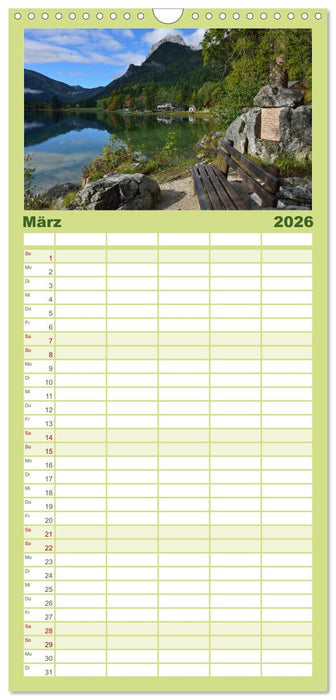 Rund um den Hintersee und Zauberwald (CALVENDO Familienplaner 2026)