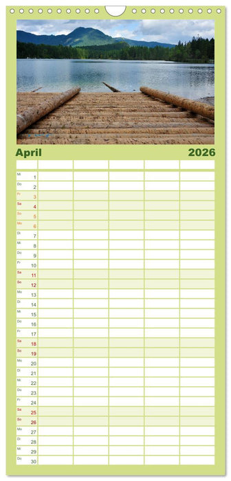 Rund um den Hintersee und Zauberwald (CALVENDO Familienplaner 2026)