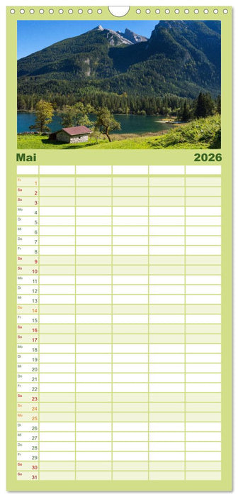 Rund um den Hintersee und Zauberwald (CALVENDO Familienplaner 2026)