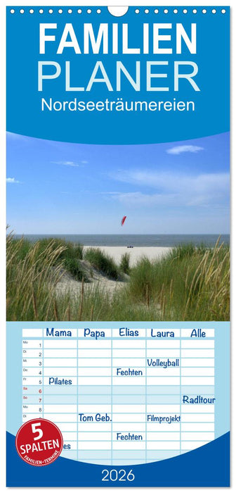 Nordseeträumereien (CALVENDO Familienplaner 2026)