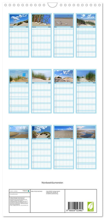 Nordseeträumereien (CALVENDO Familienplaner 2026)