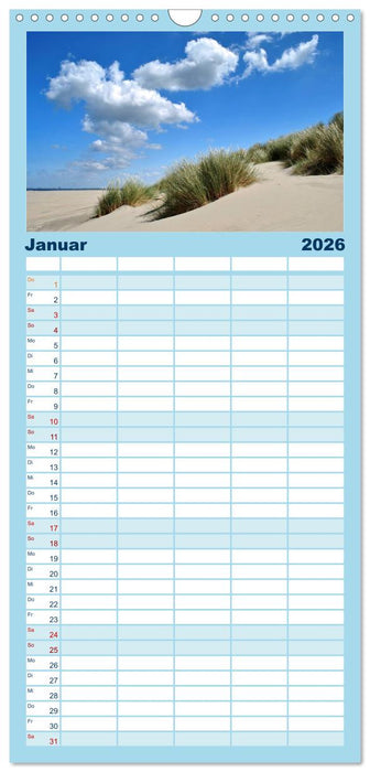 Nordseeträumereien (CALVENDO Familienplaner 2026)