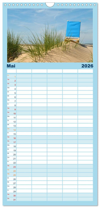 Nordseeträumereien (CALVENDO Familienplaner 2026)