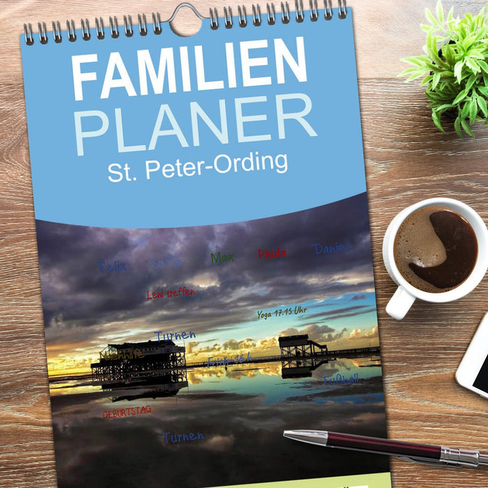 St. Peter-Ording (CALVENDO Familienplaner 2026)