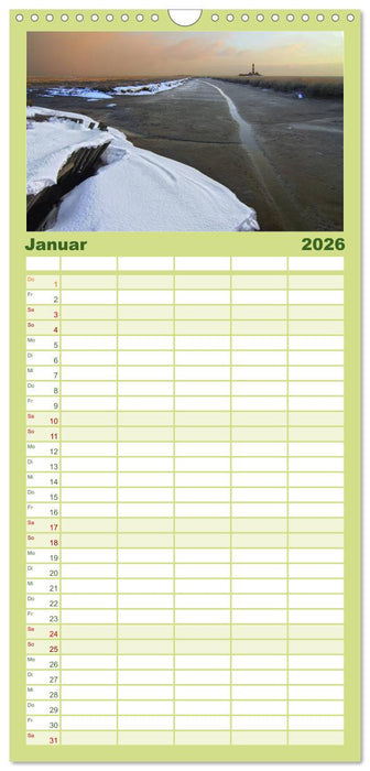 St. Peter-Ording (CALVENDO Familienplaner 2026)