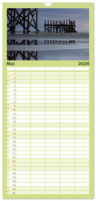 St. Peter-Ording (CALVENDO Familienplaner 2026)