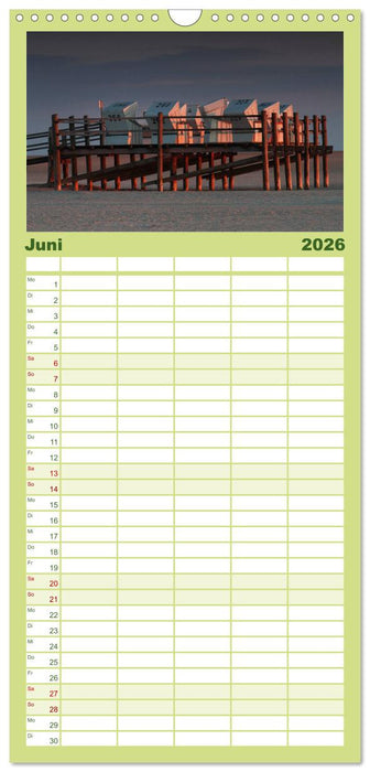 St. Peter-Ording (CALVENDO Familienplaner 2026)