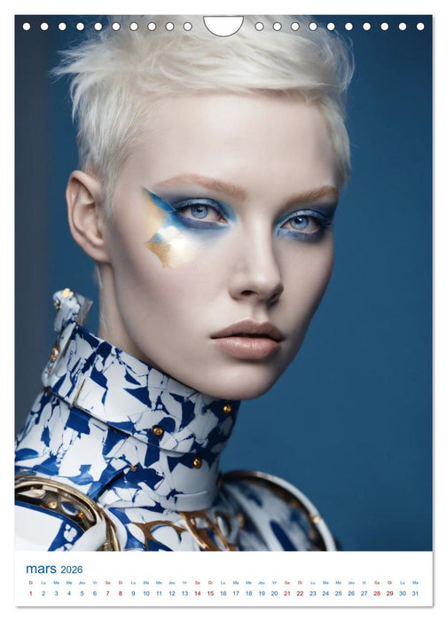 Muses de Porcelaine (CALVENDO Calendrier mensuel 2026)