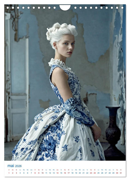 Muses de Porcelaine (CALVENDO Calendrier mensuel 2026)