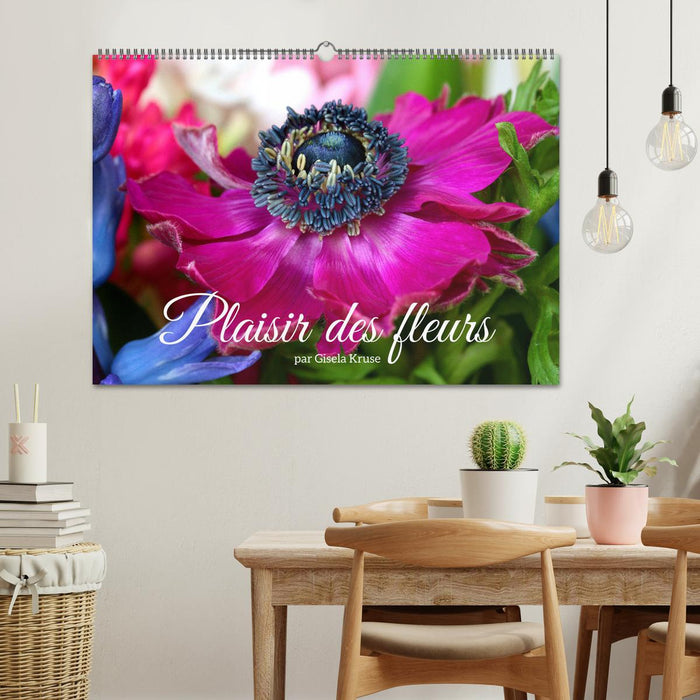 Plaisir des fleurs (CALVENDO Calendrier mensuel 2026)