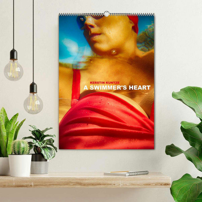 A SWIMMER'S HEART (CALVENDO Monthly Calendar 2026)