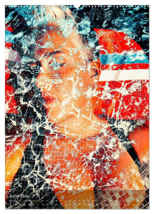 A SWIMMER'S HEART (CALVENDO Monthly Calendar 2026)