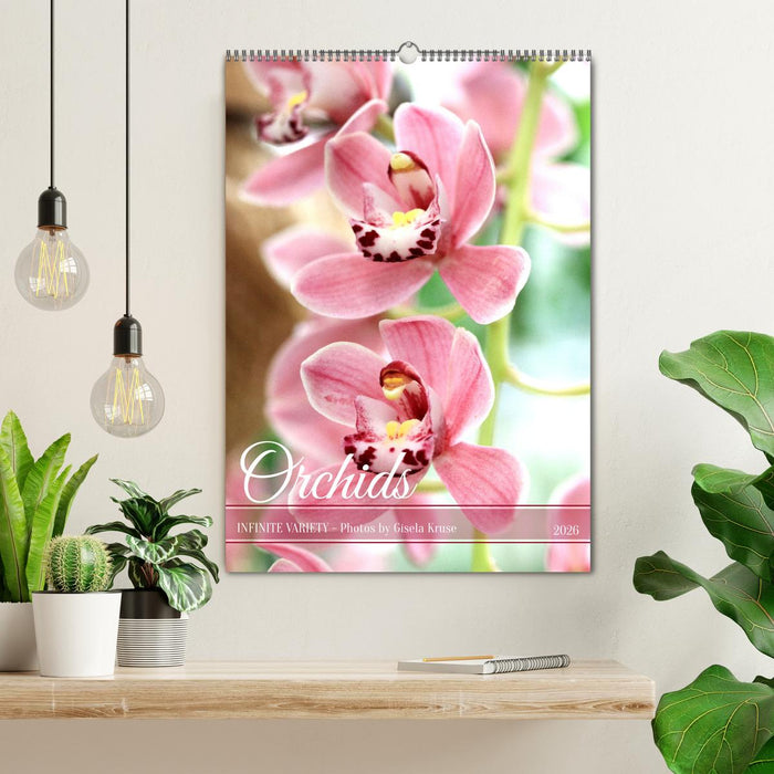 Orchids - Infinite Variety (CALVENDO Monthly Calendar 2026)