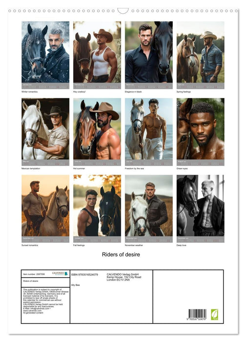 Riders of desire (CALVENDO Monthly Calendar 2026)