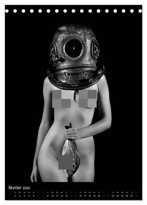 Les Femmes en Lumière (CALVENDO Calendrier mensuel 2026)