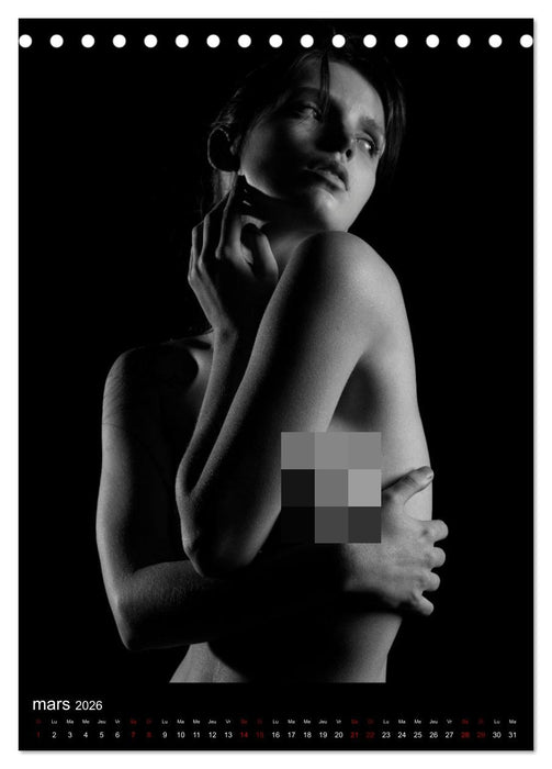 Les Femmes en Lumière (CALVENDO Calendrier mensuel 2026)