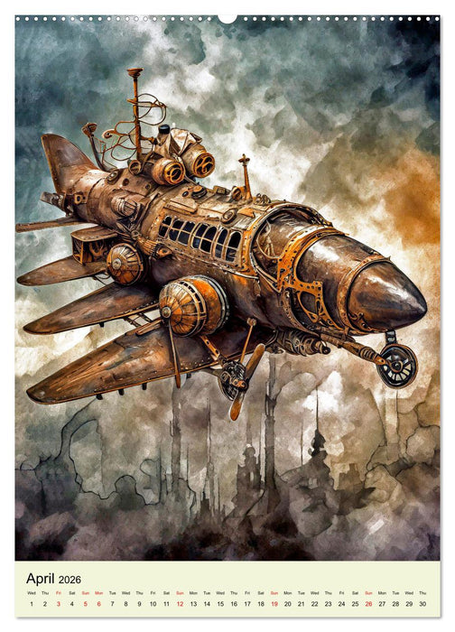 Retro Rides with Steam and Steel (CALVENDO Premium-Calendar 2026)