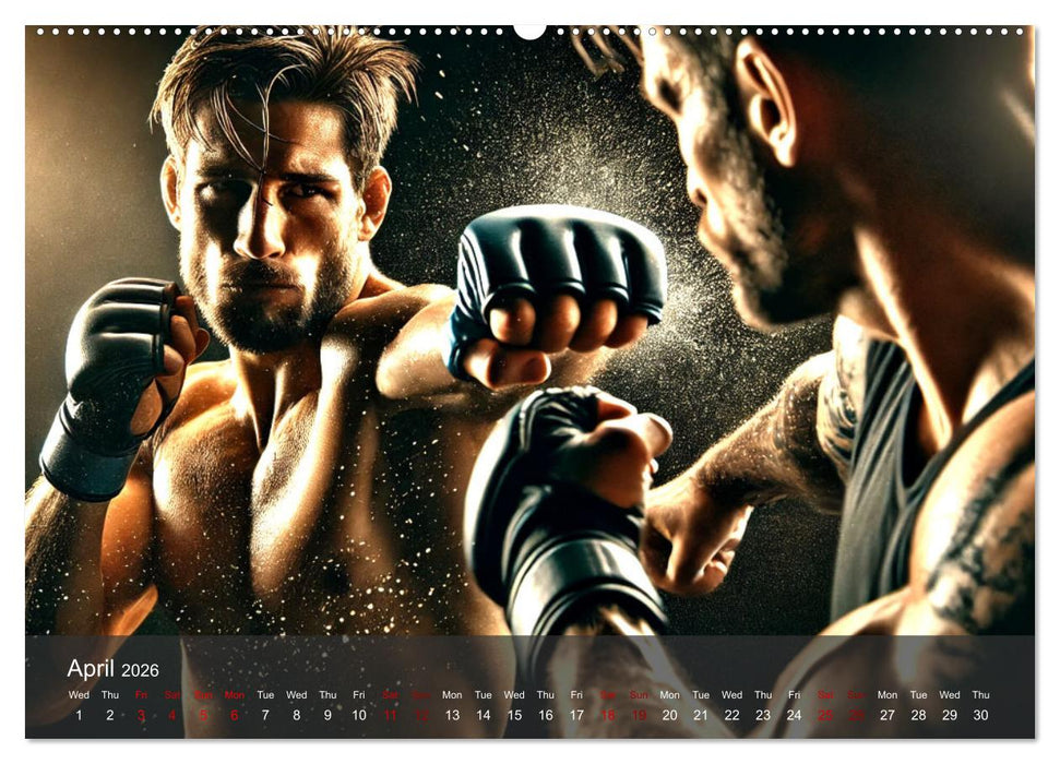 MMA UK - The ultimate fight (CALVENDO Monthly Calendar 2026)