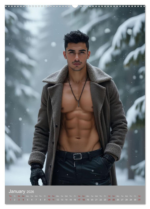 Masculine allure (CALVENDO Monthly Calendar 2026)