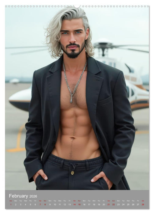 Masculine allure (CALVENDO Monthly Calendar 2026)