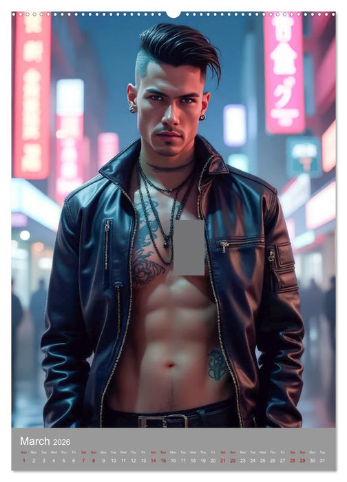 Masculine allure (CALVENDO Monthly Calendar 2026)