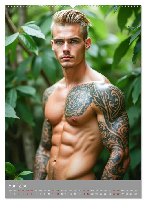Masculine allure (CALVENDO Monthly Calendar 2026)