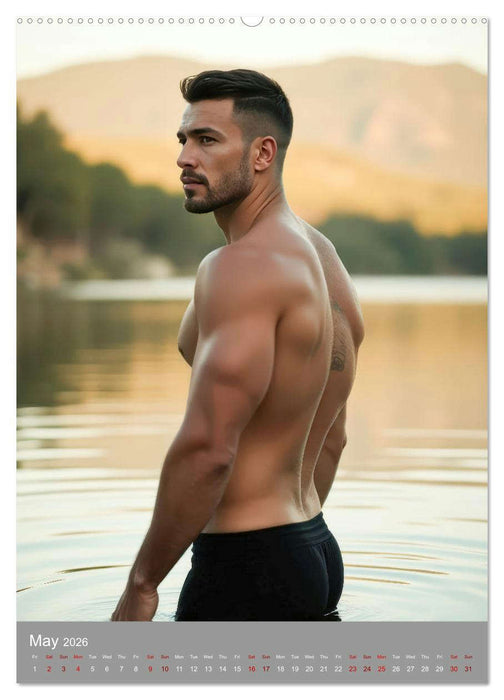 Masculine allure (CALVENDO Monthly Calendar 2026)