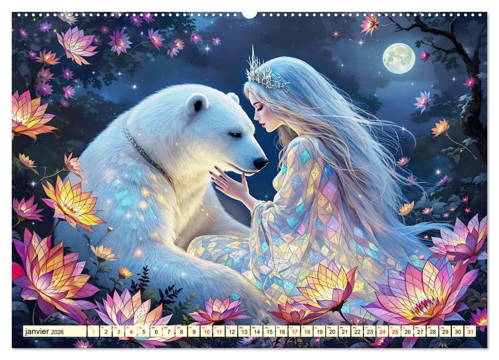 Des amitiés touchantes (CALVENDO Calendrier supérieur 2026)