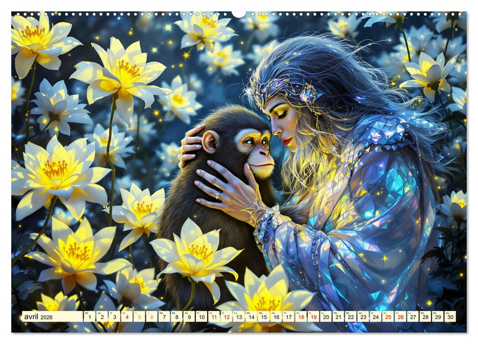 Des amitiés touchantes (CALVENDO Calendrier supérieur 2026)